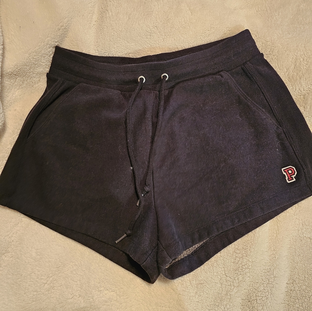 Black sweatshirt material shorts M nwot